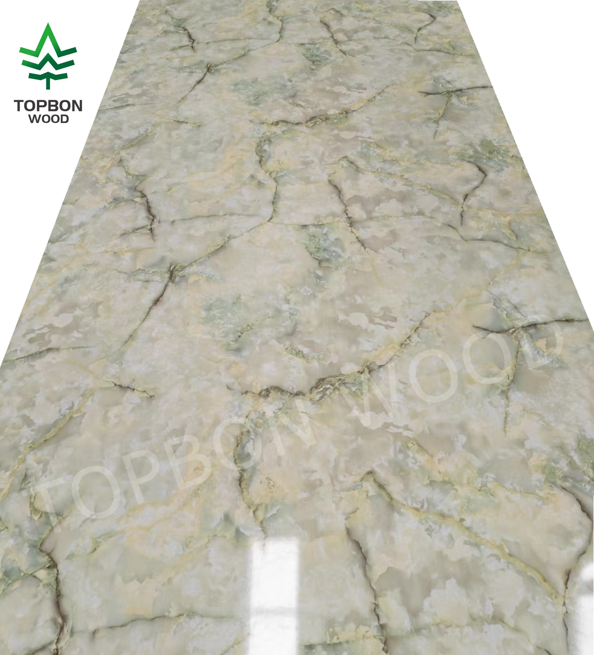 Panel de pared de mármol UV de alto brillo de PVC desde China