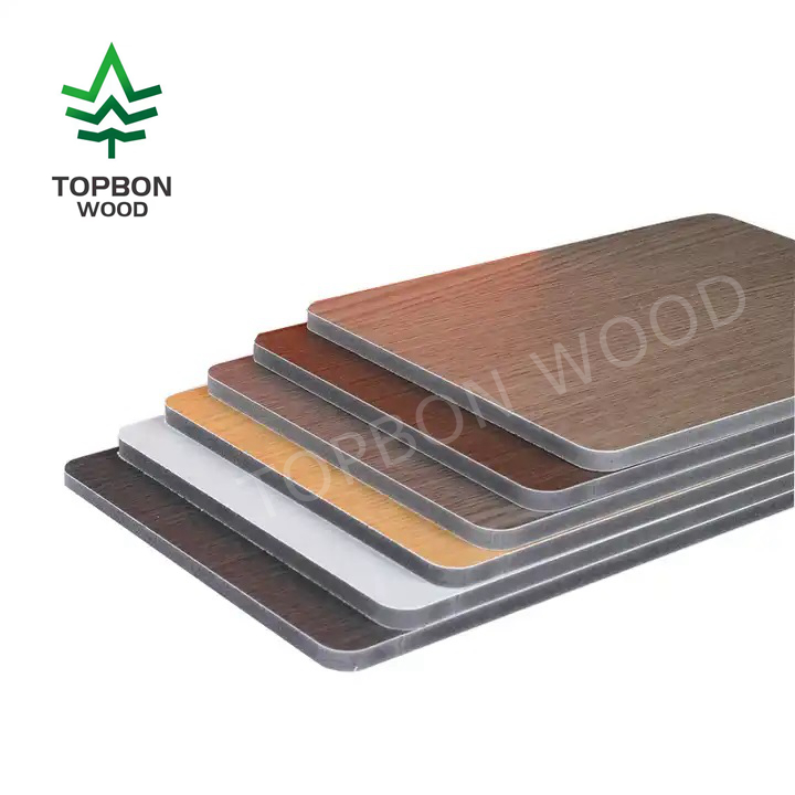 Panel de pared de chapa de madera de carbón de bambú