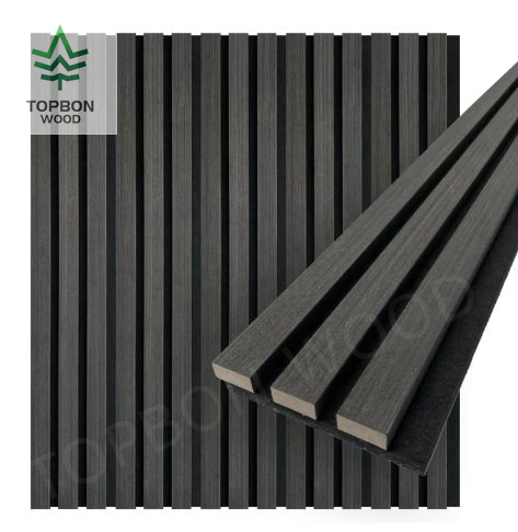 Panel de espuma acústica de chapa de madera para decoración