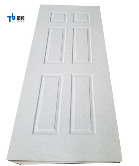 "Piel de puerta de imprimación blanca de fábrica de China"