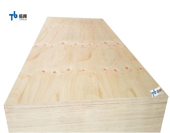 Contrachapado de pino de construcción/contrachapado comercial con un espesor de 1,8 mm-28 mm