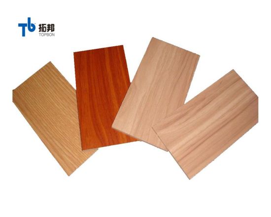 Madera contrachapada laminada con papel de melamina prensado en caliente