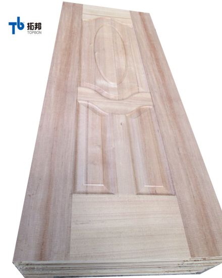 "Chapa de Sapele HDF piel de la puerta con precio barato"