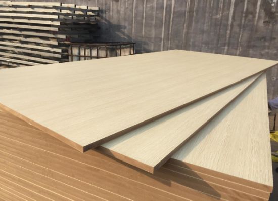 "MDF blanco de melamina/MDF con revestimiento de melamina de buena calidad"