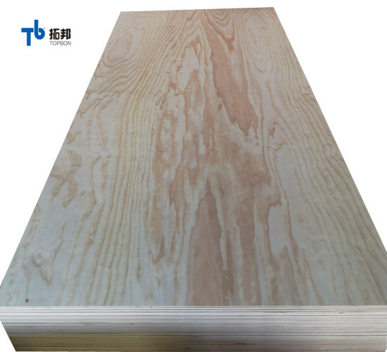 Madera contrachapada de pino comercial para el mercado exterior con precio mayorista