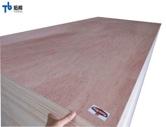 La piel de la puerta de madera contrachapada/madera contrachapada comercial con un espesor de 1,8 mm-28 mm