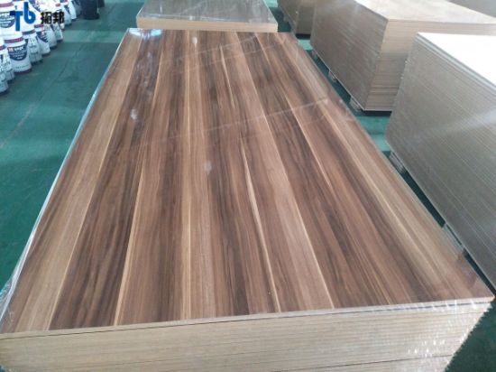 Melamina UV MDF/Hoja de MDF UV brillante con buena calidad