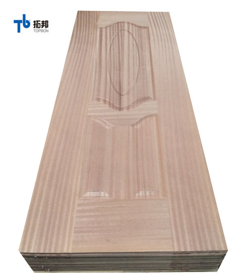 Piel de puerta de chapa de madera para mercados extranjeros