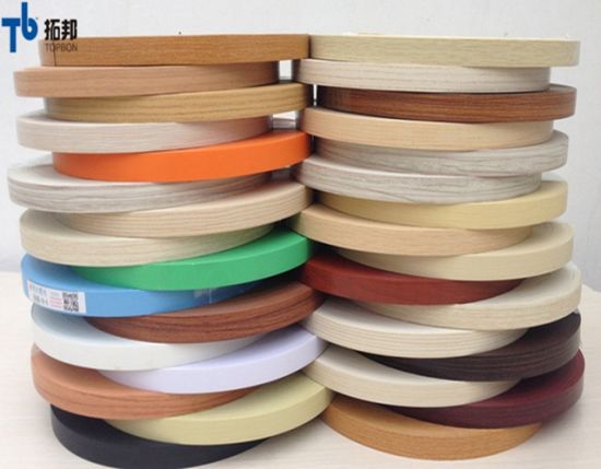 "Bandas de borde de PVC para tablero de melamina"