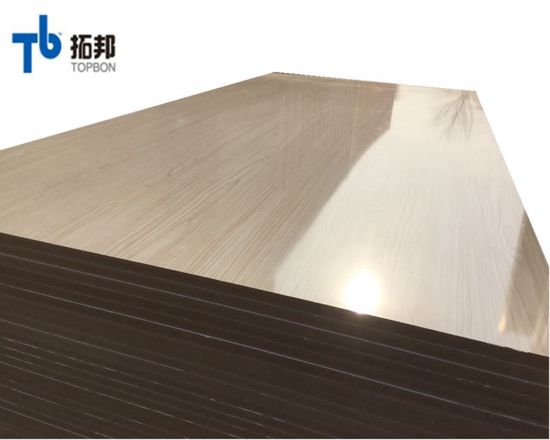 Tablero de MDF de melamina de alto brillo del fabricante de China