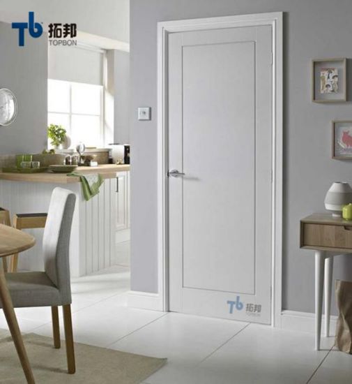 "Puerta imprimada en blanco sólido de alta calidad de 1981 mm para el mercado del Reino Unido"