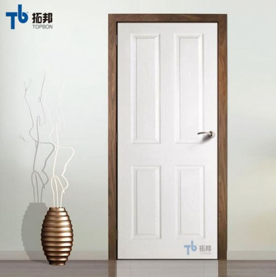 Precio barato de la puerta interior de imprimación blanca de 25 mm ~ 45 mm