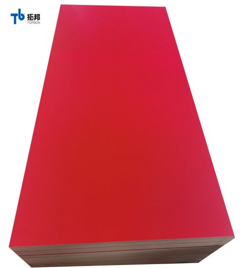 Tableros MDF de melamina de bajo precio de varios colores para el mercado exterior