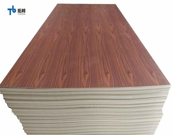 "Tablero de MDF superpuesto de papel con precio bajo de alta calidad"