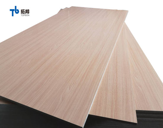 "Tablero de MDF de color de madera de melamina de buen precio de China"