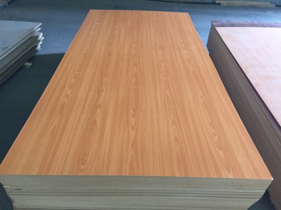 "Madera de melamina Wodgrain/melamina MDF de 12 mm con buena calidad"