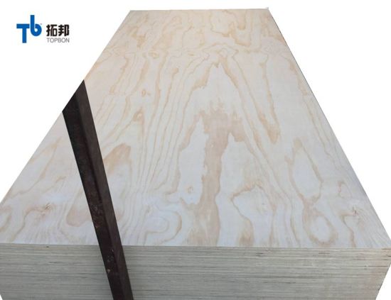 Madera contrachapada de pino comercial para el mercado exterior con precio mayorista