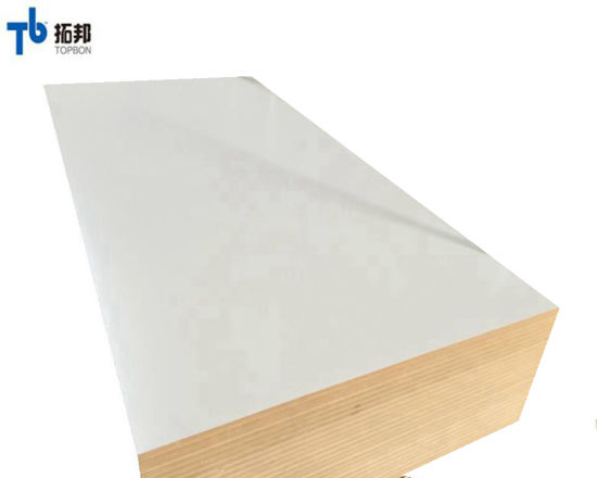 "Tablero de MDF de melamina blanca de alta calidad y bajo precio"