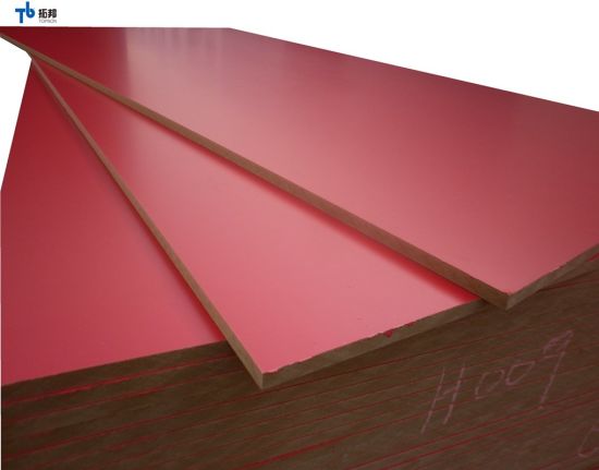 Tablero de MDF laminado de melamina de alta calidad para el mercado exterior