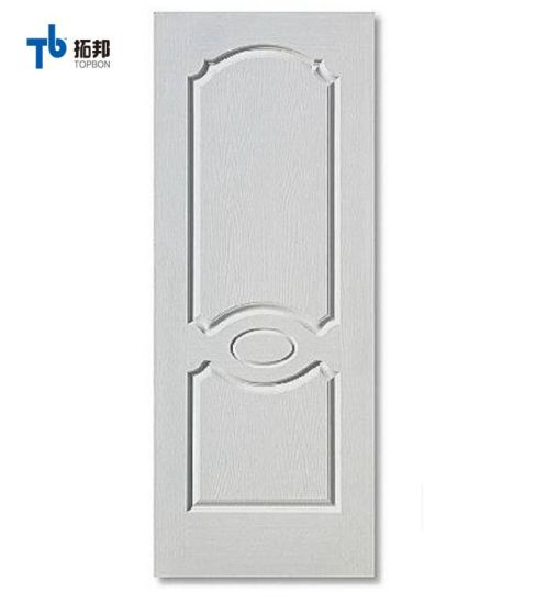 "Piel de puerta laminada de imprimación blanca popular de la fábrica de China"