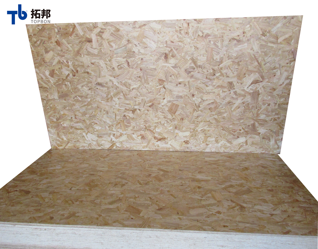 Tablero de fibra orientada OSB resistente al agua utilizado para decoración de muebles