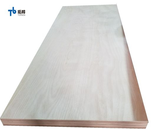 1220*2440mm Okoume cara de madera contrachapada con fabricación de muebles