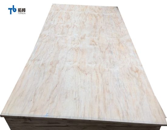 Madera contrachapada de pino de construcción de bajo precio para los mercados de África