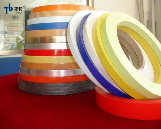 "Cinta de bandas de borde de PVC de alta calidad para tablero de melamina"