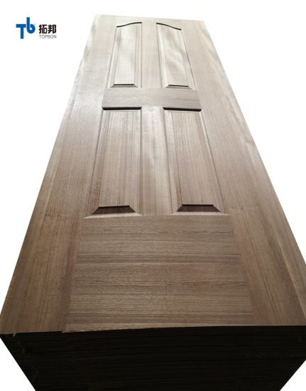 Piel de puerta de chapa de madera para mercados extranjeros