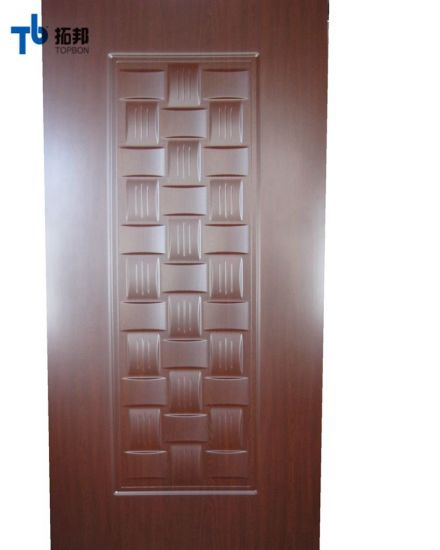 "Piel de puerta con revestimiento de melamina de 4 mm con diferentes colores"