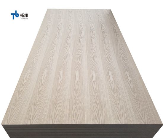 "Tablero de MDF de chapa de madera de uso de muebles para el mercado exterior"