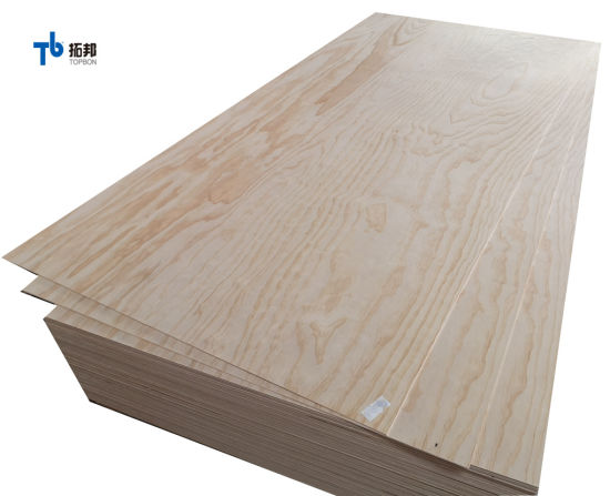 Madera contrachapada de pino comercial para el mercado exterior con precio mayorista