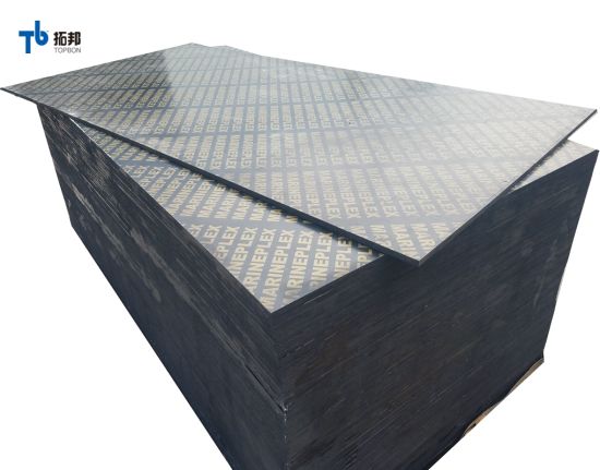 Encofrado de madera contrachapada con revestimiento de película de construcción de alta calidad de 18 mm