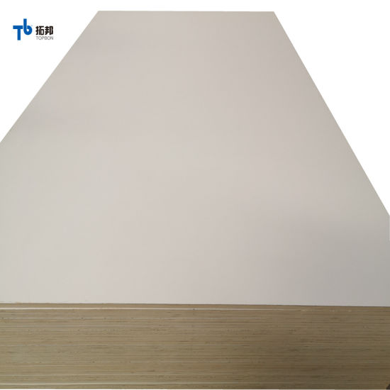 Contrachapado de melamina de alta calidad de 3 mm x 4′ x 8′ para uso de muebles