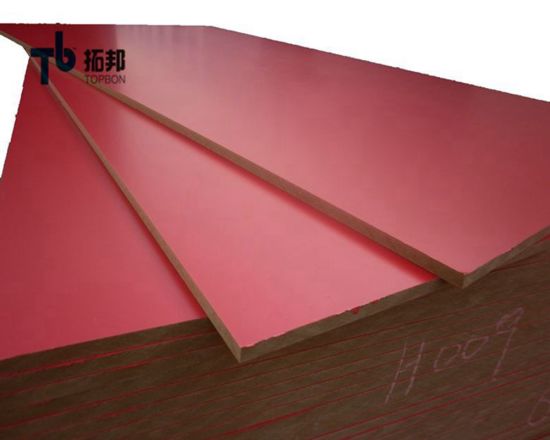 "Tablero de MDF de melamina de grano de madera con precio competitivo de alta calidad"
