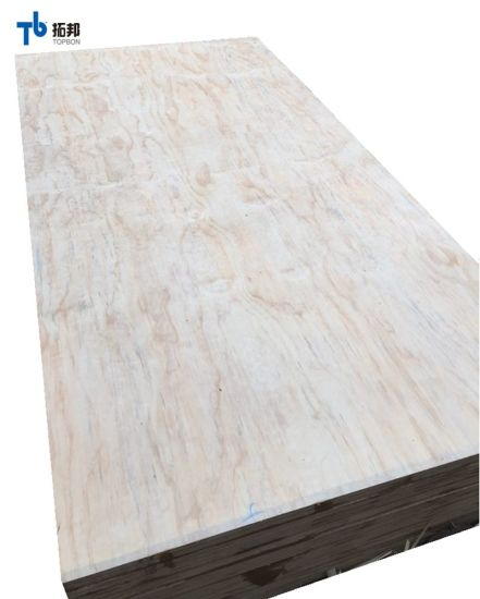 Madera contrachapada de pino de construcción de bajo precio para los mercados de África