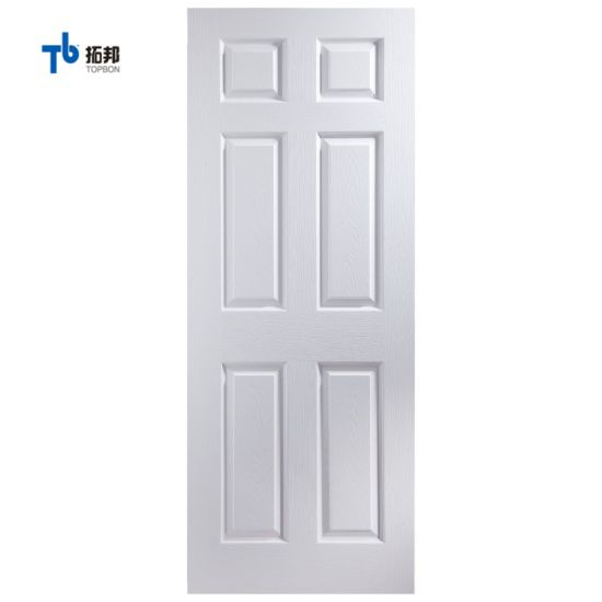 "Piel de puerta exterior moldeada con imprimación blanca para el mercado exterior"