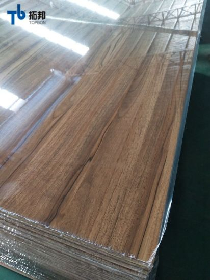 Melamina UV MDF/Hoja de MDF UV brillante con buena calidad