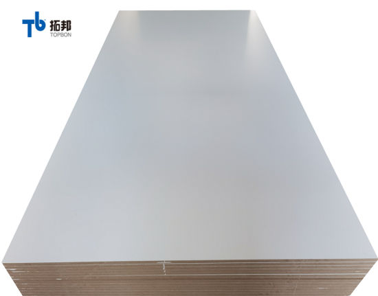 "Tablero de MDF de color de madera de melamina de buen precio de China"