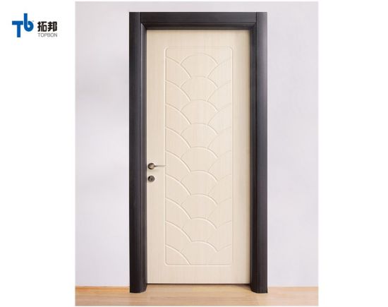 "Juego completo de puertas de PVC de alta calidad para habitaciones con marco de puerta"