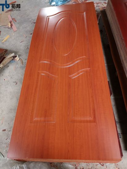 Piel de puerta con revestimiento de melamina de 2,7 mm-4,5 mm con la mejor calidad