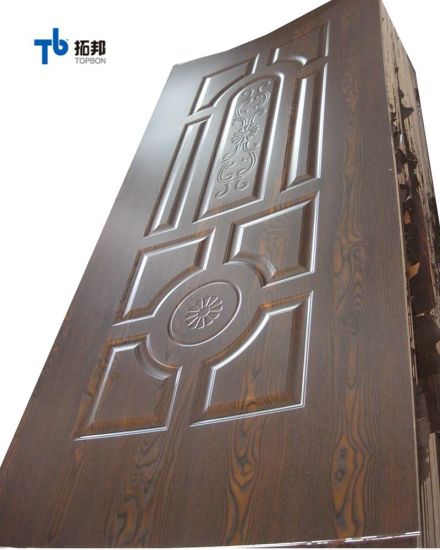 Varios estilos de pieles de puerta de melamina con precio mayorista