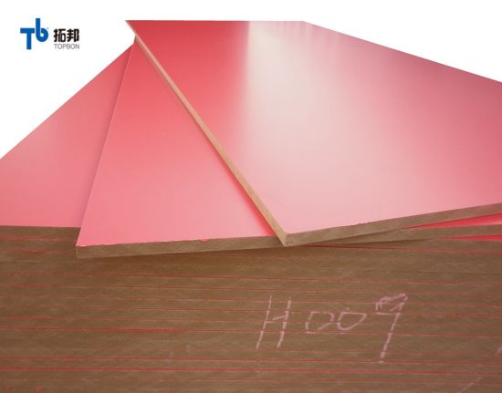 Tablero de MDF de melamina de 3 mm de alta calidad de la fábrica de China