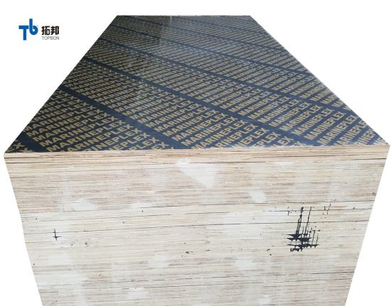 "Madera contrachapada con revestimiento de película negra de 12/15/18 mm/madera contrachapada con revestimiento de película marrón"