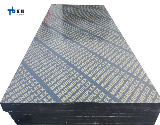 Construcción de madera contrachapada con revestimiento de película/madera contrachapada con revestimiento de película de 18 mm de buena calidad