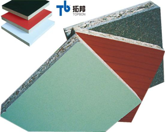 "Tablero de partículas laminadas para uso en muebles"