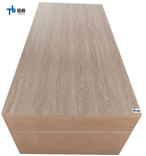"Tablero de MDF de color de madera de melamina de buen precio de China"