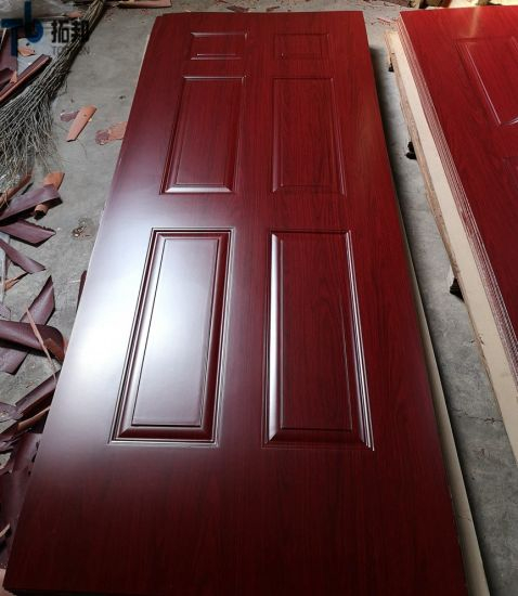 Piel de puerta con revestimiento de melamina de 2,7 mm-4,5 mm con la mejor calidad