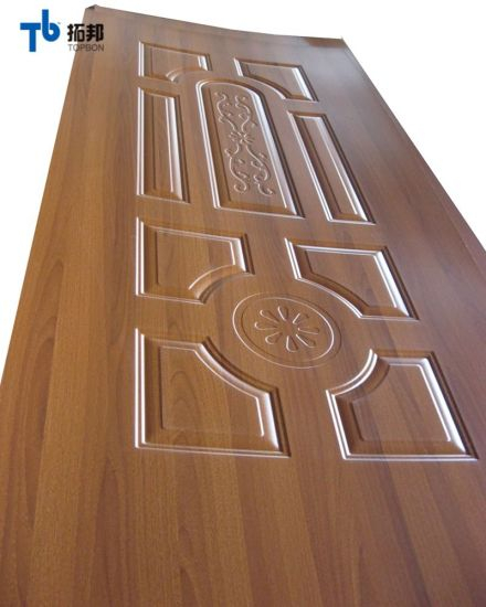 Varios estilos de pieles de puerta de melamina con precio mayorista