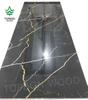 Panel de muro de lámina de mármol de PVC UV para interior